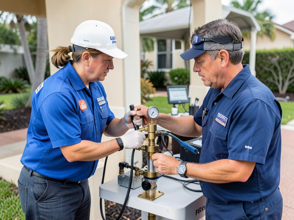 Annual backflow testing and prevention services in