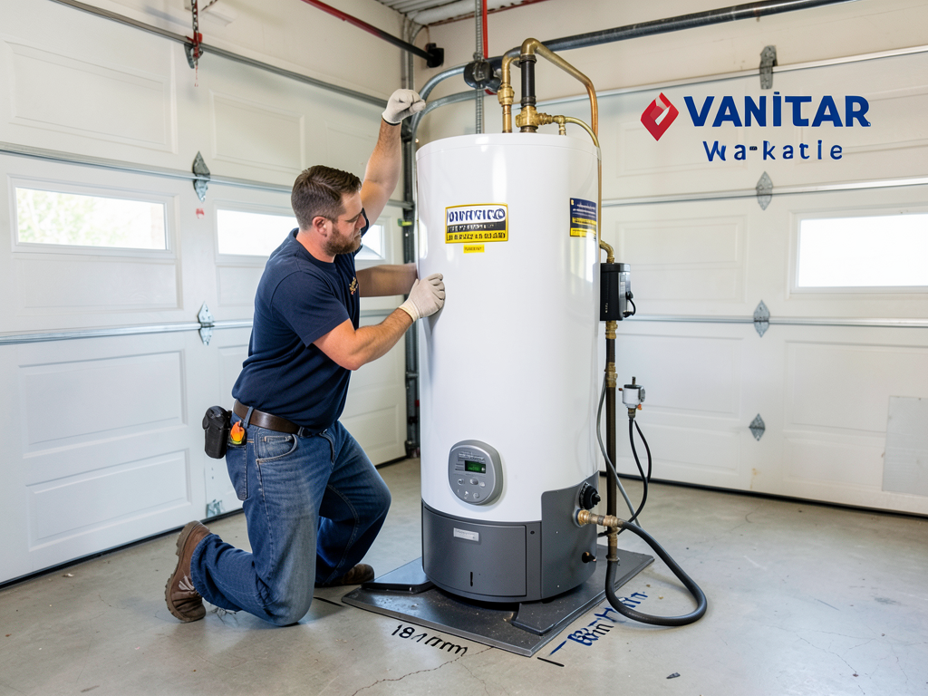 Moving your water heater to the garage to save spa