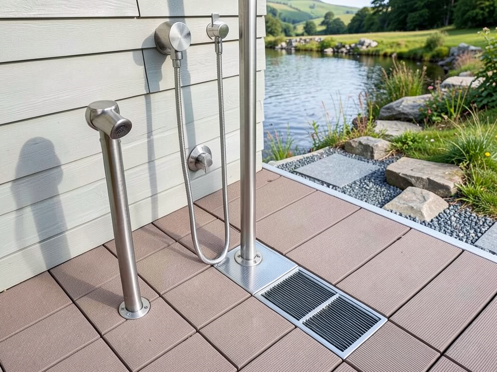Planning a Low-Maintenance Outdoor Shower for Your Windermere Pool Area